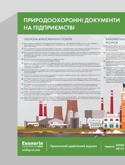 Плакат Документація еколога у 2018 році Документація еколога у 2018 році